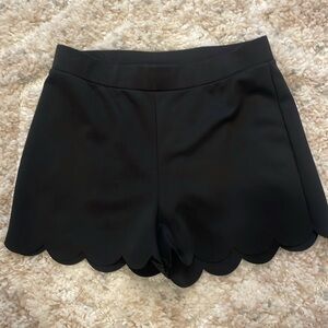 Express scallop shorts
